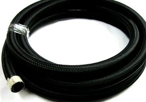 06 an ALL Black Nylon Hose 30R9 10 FT LENGTH ETHANOL E85 Diesel  COMPATIBLE  - Foto 1 di 1