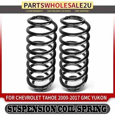 2x Juego de muelles helicoidales traseros izquierda y derecha para Chevrolet Tahoe GMC Yukon Cadillac Escalade Foto 1 de 4