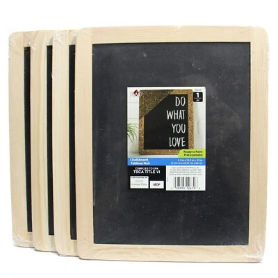 4X Plaid Double Sided Framed Chalkboard, 8.5"X10.5" Individually Wrapped - Image 1 of 3