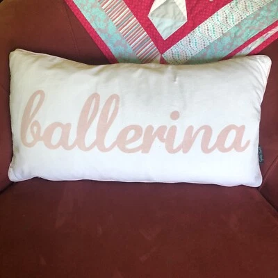 Cynthia Rowley Ballerina Rectangle Goose Down Accent Pillow - Image 1 of 4