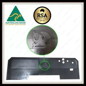 TK BEDFORD RUBBER FLOOR MAT GRIFFIN LOGO - Picture 1 of 1