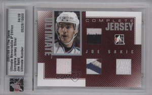2007-08 ITG Ultimate Memorabilia 8th Edition Complete Jersey Silver /9 Joe Sakic