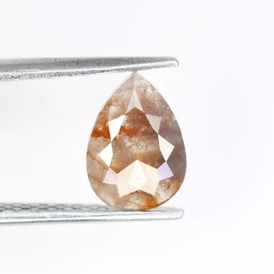0.92 CT Fancy Peach 8.90 MM Pear Shape Natural Loose Diamond For Wedding Ring  - Image 1 of 4