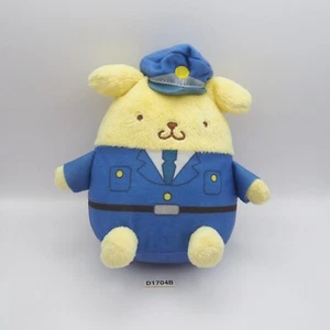 D1704B Pompompurin Purin Sanrio Furyu 2021 Plush 6" Police Toy Doll Japan - Picture 1 of 10