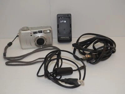 Cámara digital Pentax Optio 555 5,0 MP plateada Foto 1 de 4