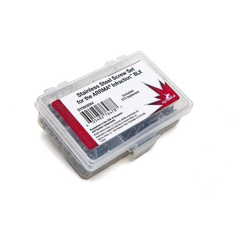 Dynamite Stainless Steel Screw Set Arrma Infraction BLX DYNH2054 Electric - Image 1 of 2