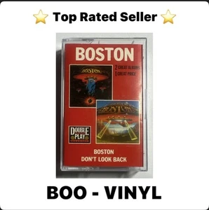 Boston - Don't Look Back / Boston Double Play - Cassette Tapes - epic EX / EX - Imagen 1 de 6