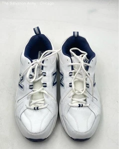 New Balance Mens White Round Toe Lace-Up Low Top Athletic Sneaker Shoes Size 11 - Picture 1 of 10