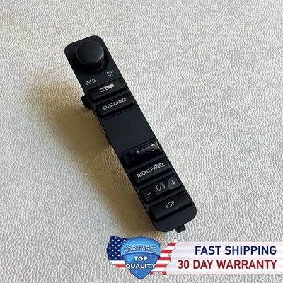 04-06 Saab 9-3 Convertible Factory Top Control/Night Panel/ESP Switch 12795206 - Image 1 of 4