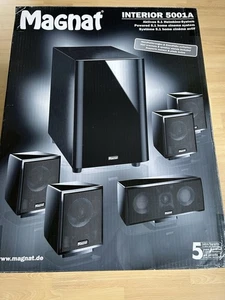 Magnat Interior 5001 a Dolby Surround System Top Zustand+Audio Kabel+OVP - Bild 1 von 5