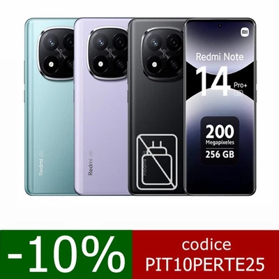 Xiaomi Redmi Note 14 Pro Plus 5G Smartphone 8+256GB NFC 200MP 6.67" 120W Globale - Immagine 1 di 4