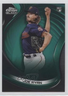 2022 Topps Chrome Black Green Refractor /99 Joe Ryan #19 Rookie RC - Image 1 of 2