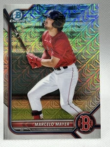 2022 Bowman Chrome Prospects Mega Box rifrattore Mojo Marcelo Mayer #BCP-126📈RC - Foto 1 di 2