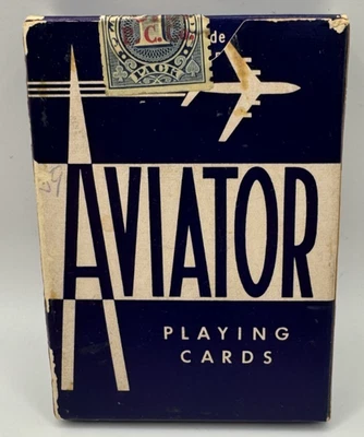 1 Deck Vintage AVIATOR Playing Cards by US Playing Card Co SEALED - Image 1 of 4