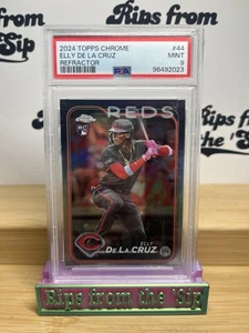 Elly De La Cruz - 2024 Topps Chrome - Rookie #44 - Refractor - PSA 9 - Picture 1 of 2