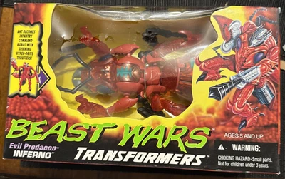 Beast Wars Transformers Evil Predacon Inferno 1996 NEW - Image 1 of 4