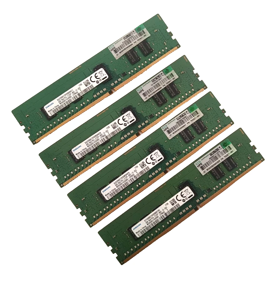 HP Samsung 16Gb (4x4Gb) DDR4-2133MHz Server Memory M393A5143DB0 752367-001 - Photo 1/1