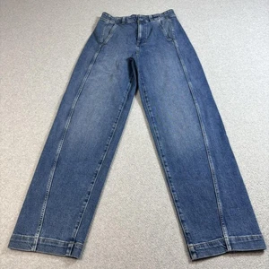 Madewell Jeans Damen 27 Blau Medium Wash Naht Tapered Denim Hose Academia - Bild 1 von 13