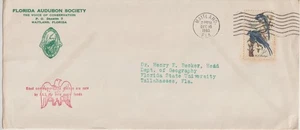 FLORIDA AUDUBON SOCIETY, MAITLAND, FL. 1963 COVER TO TALLAHASSEE, FL. - Picture 1 of 2