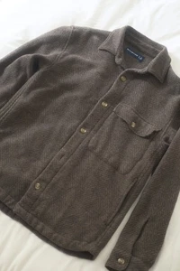 Chaqueta Abercrombie Fitch Marrón Espiga Botón Pesado - Talla S - Imagen 1 de 4