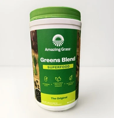 Amazing Grass Greens Blend Powder The Original 17 oz 60 porciones Foto 1 de 2