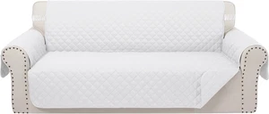 Reversible Sofa Covers Couch Cover Furniture Protector for Dogs Elastic Straps - Picture 1 of 12