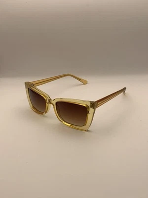 Gafas de sol True Religion para mujer cuadradas marrones degradadas protección UV 54 mm retro Foto 1 de 4