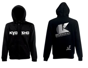 Kyosho Sweatshirt Hoodie With Zipper 2022 (3XL) Black - Picture 1 of 1