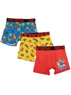 Boys Paw Patrol Top Pups Dog 3pc Boxer Briefs Boxer Shorts Set Underwear S 6 - Image 1 of 3