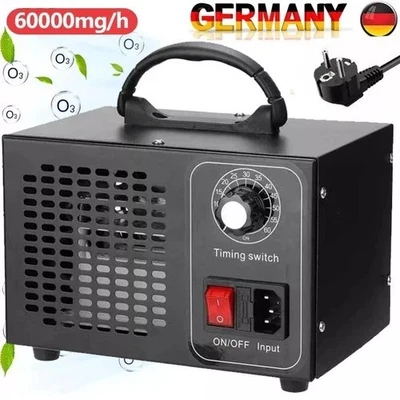 Ozongenerator Ozonisator 60000mg/h Ozon Luftreiniger Ozongerät Bausanierung DHL - Bild 1 von 4