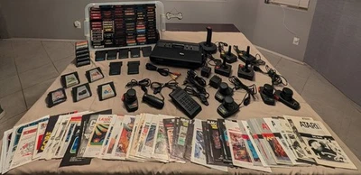 HUGE Atari 2600 Lot - 111 Games, 51 Manuals, & More!!! *CLEANED* & *WORKING*!!!  - Image 1 of 4