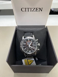 Citizen Herren Eco-Drive Weekender Brycen Chronograph Uhr in Edelstahl, B - Bild 1 von 3