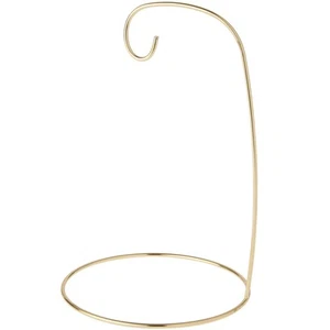 Bard's Gold-toned Ornament Stand, 8" H x 5.25" W x 5.25" D - Picture 1 of 2