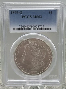 1899-O Morgan Silver Dollar - PCGS MS63 - Bright Luster & Sharp Strike - Bild 1 von 8