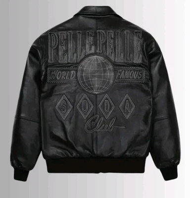 Jaqueta de Couro Masculina Pelle Pelle Marc Buchanan Soda Club | Bomba de Couro Genuína - Imagem 1 de 3