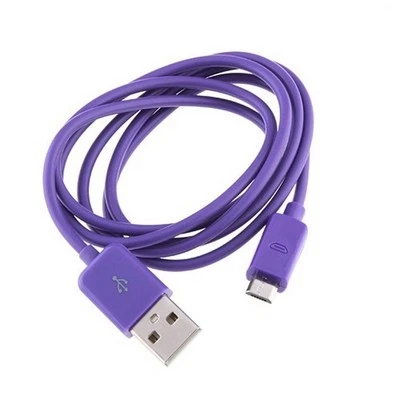 Cavo Dati Ricarica Microusb 0.90 Metri Viola Per Samsung Galaxy Tab Pro 8.4 T320 - Immagine 1 di 4