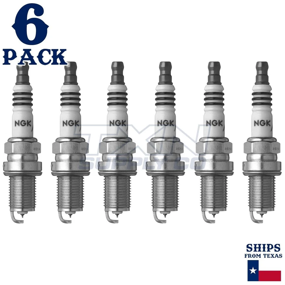 Свечи зажигания лазерные иридиевые NGK 2003-2005 годов выпуска для Dodge Stratus 3,0 л V6 упаковка 6 шт. - Изображение 1 из 2