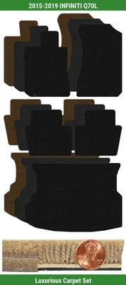 Juego de alfombrillas Lloyd Custom Luxe para Infiniti Q70L 2015-2019 (5 piezas) #T4Y Foto 1 de 4