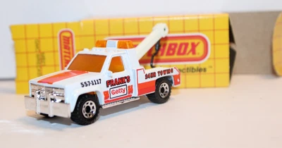 MATCHBOX MB21 GMC WRECKER FRANK'S GETTY/PHONE NO TEMPA NOS VINTAGE 1987 - Image 1 of 4