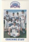 FREE SHIPPING-MINT-1987 LA POLICE DEPT DODGERS COACHING STAFF