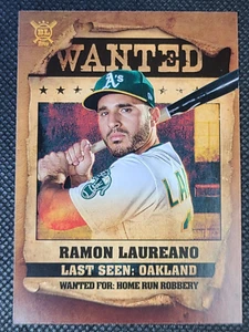 2021 Topps Big League Wanted #WT10 Ramon Laureano - Oakland Athletics - Picture 1 of 3