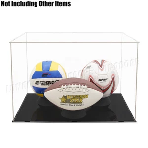 56cm Acrílico Vitrina Expositora Caja Transparente Grandes Fútbol Baloncesto - Imagen 1 de 12