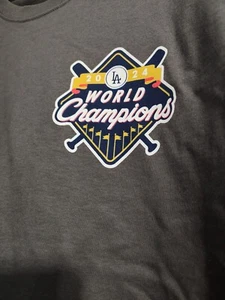 24 World Series Champions-Los Angeles Dodgers-2 Side Shirt-Size XL-Yaamava Promo - Picture 1 of 7