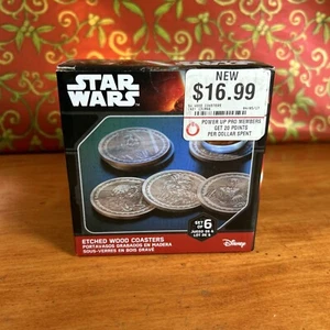Star Wars | Etched Wood Coasters | Official Disney ThinkGeek Collectibles - Picture 1 of 6