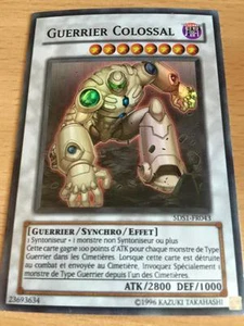 Carte Yu-Gi-Oh! 5DS1-FR043 Guerrier Colossal (Super Rare) - Imagen 1 de 1