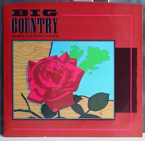 Big Country 7": Where The Rose Is Sown / Prairie Rose 1984 Mercury Styrene EX/NM - Picture 1 of 4