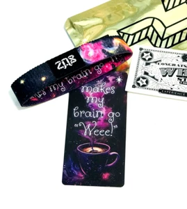 ZOX *MAKES MY BRAIN GO WEEE!* Silver Single Med Goldie band w/Card Coffer Series - Picture 1 of 3
