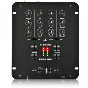 Citonic PRO2 MK2 Compact Scratch Mixer 2 Channel with Dedicated Mic Channel - Picture 1 of 6