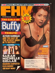 FHM magazine #33 June 2003 Girls of Buffy ALYSON HANNIGAN, Jessica York - Imagen 1 de 1