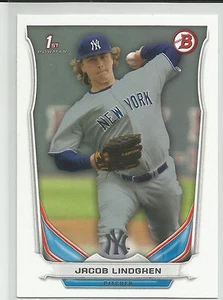 Jacob Lindgren NY Yankees 2014 Bowman Draft Card - Picture 1 of 2